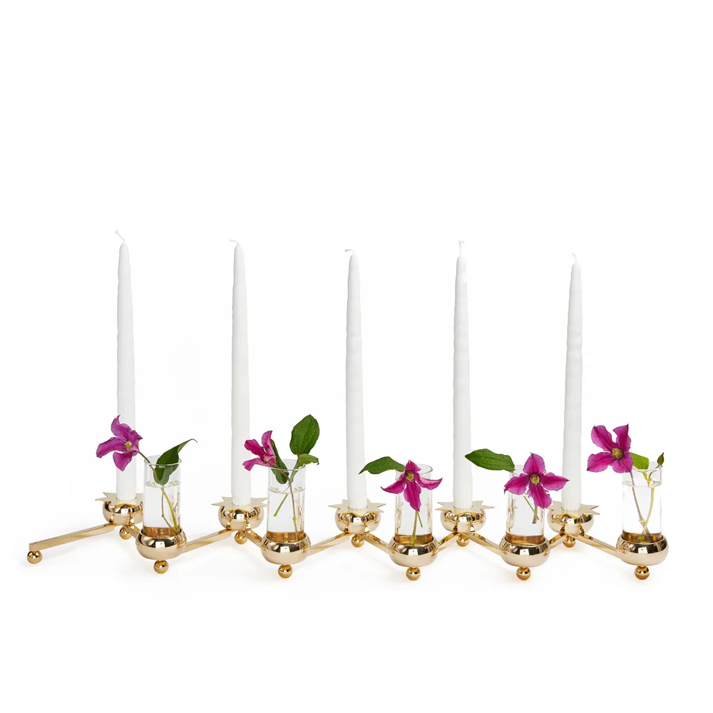 Constella βάσεις για κεριά Συσκευασία 5 τεμαχίων, μαύρο KLONG