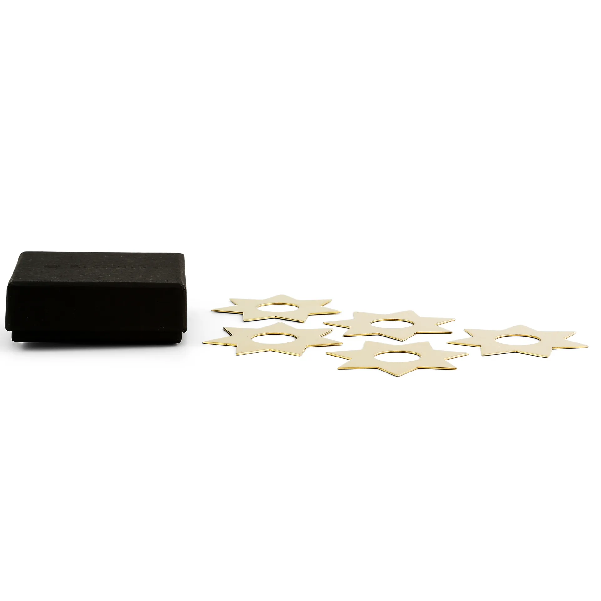 Constella manschett αστέρια 5 pack, Ορείχαλκος KLONG