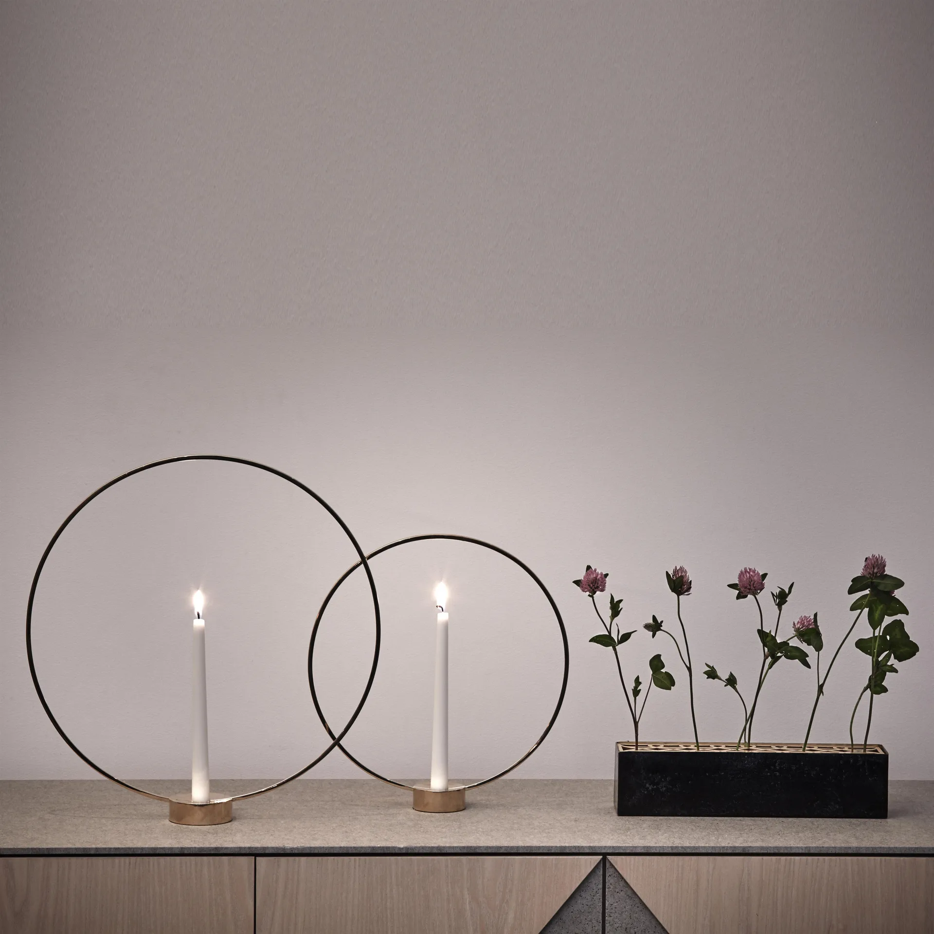 Gloria κηροπήγιο μικρό, ορείχαλκος KLONG