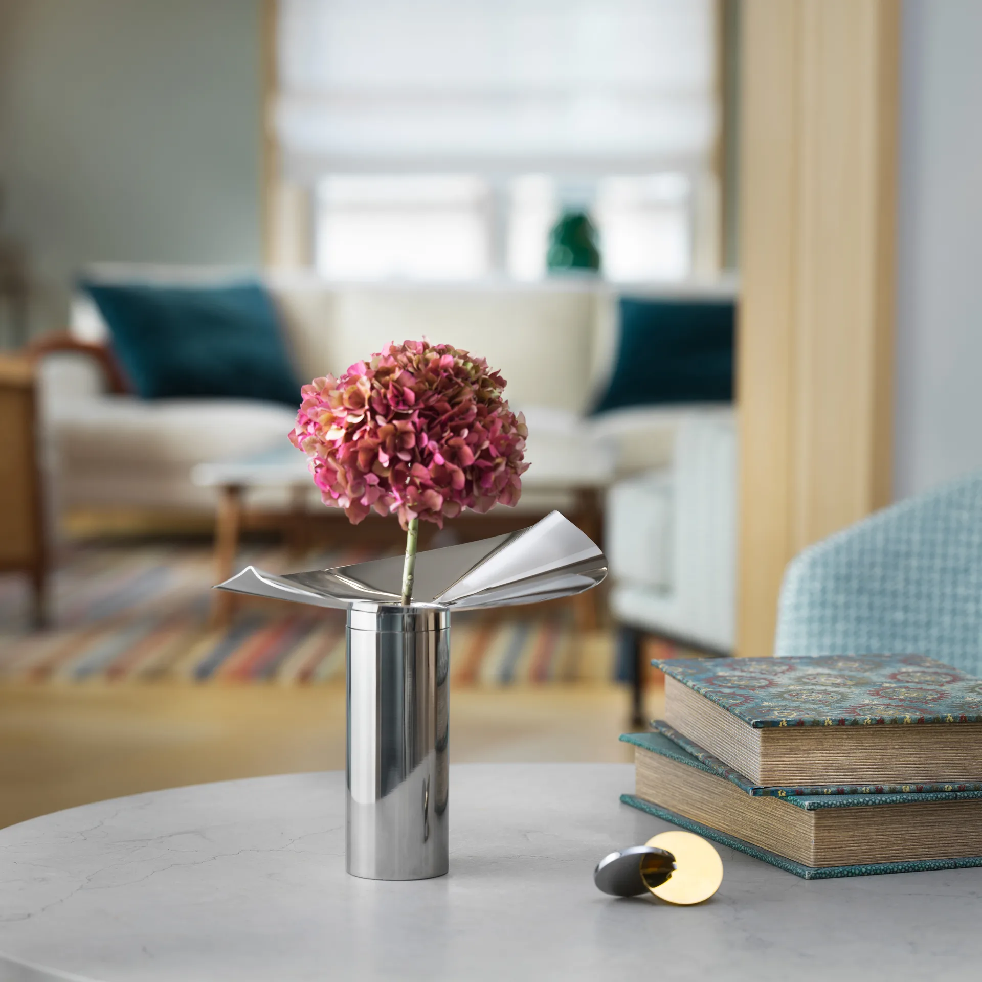 Löv βάζο-κηροπήγιο, Ανοξείδωτο ατσάλι KLONG