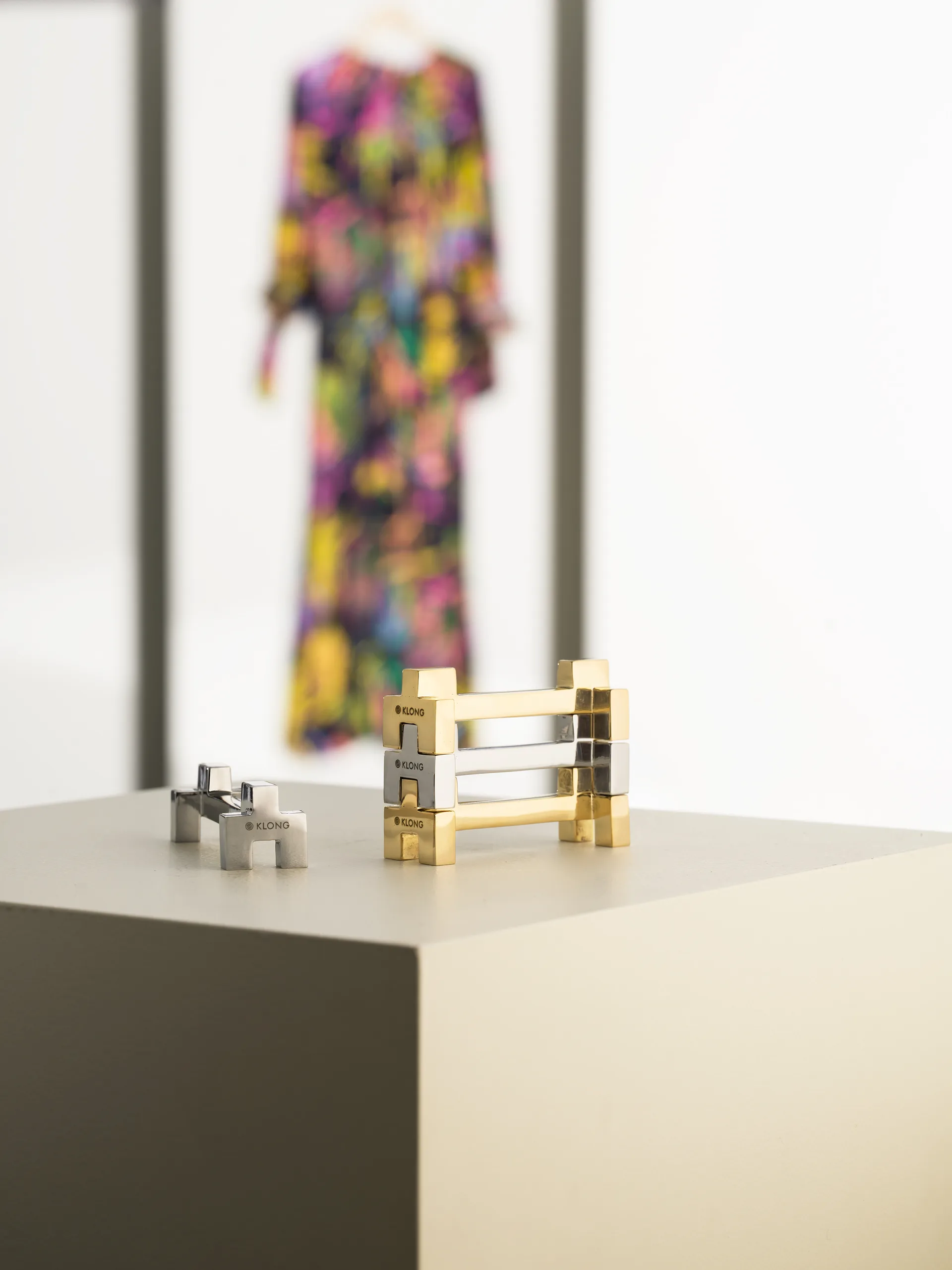 Signe θήκη για μαχαιροπίρουνα συσκευασία 2 τεμαχίων, ορείχαλκος KLONG