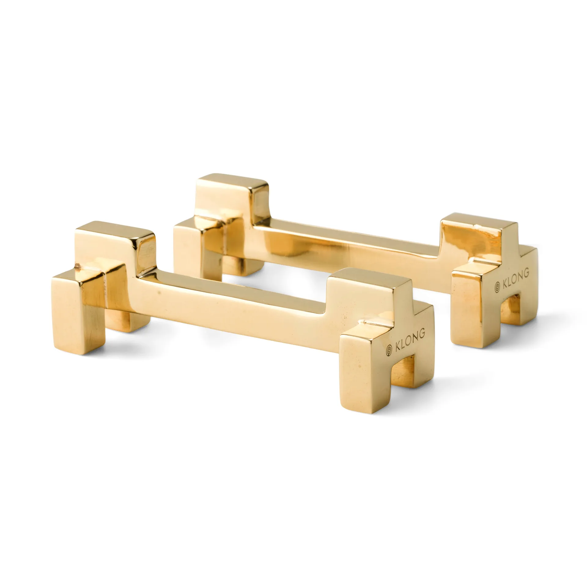 Signe θήκη για μαχαιροπίρουνα συσκευασία 2 τεμαχίων, ορείχαλκος KLONG