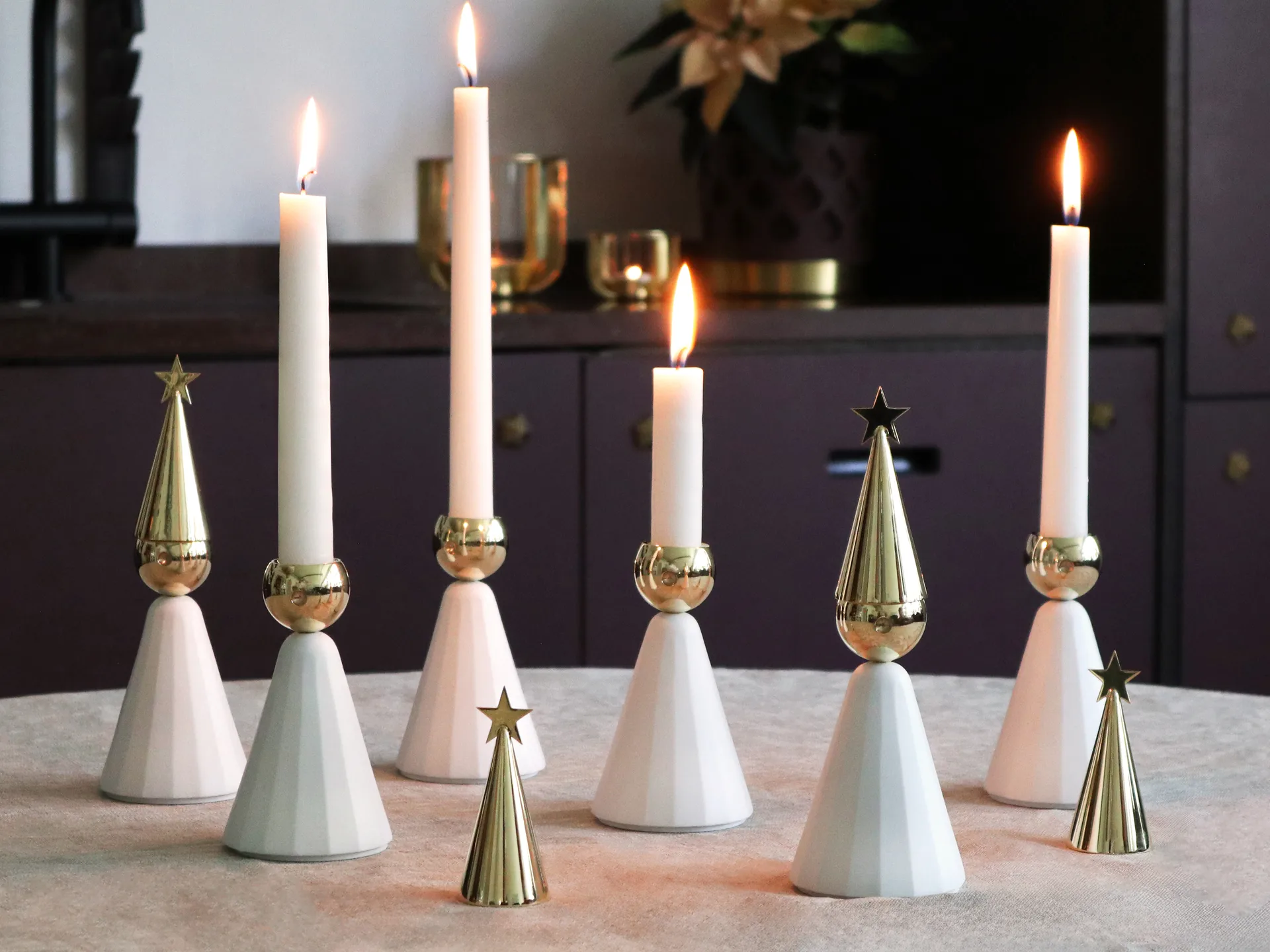 Stjärnstopp σβηστήρας κεριού, Ορείχαλκος KLONG