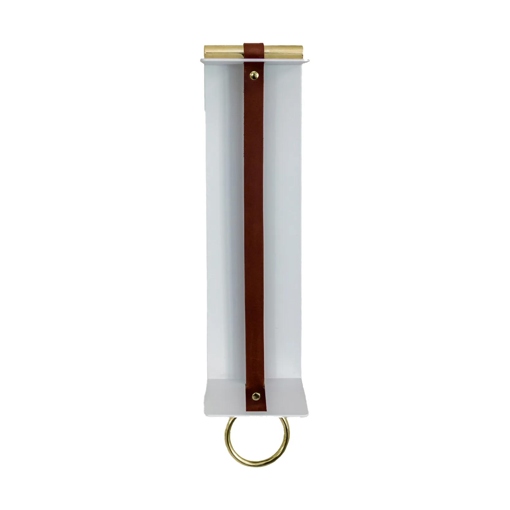 Ράφι τοίχου Strapp 10x33 cm, Λευκό KLONG