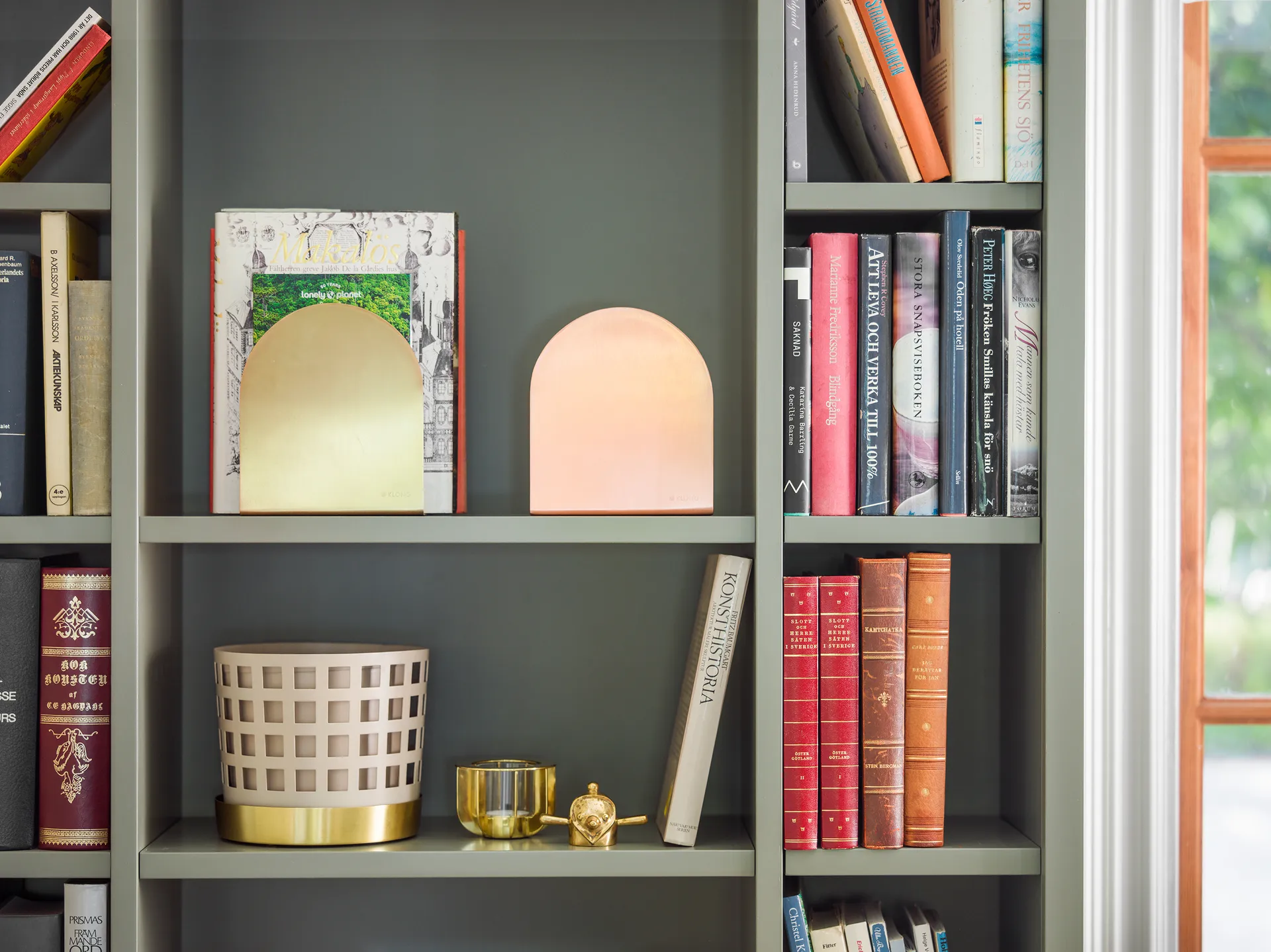 Totem βιβλιοστάτης 17 cm, ορείχαλκος KLONG