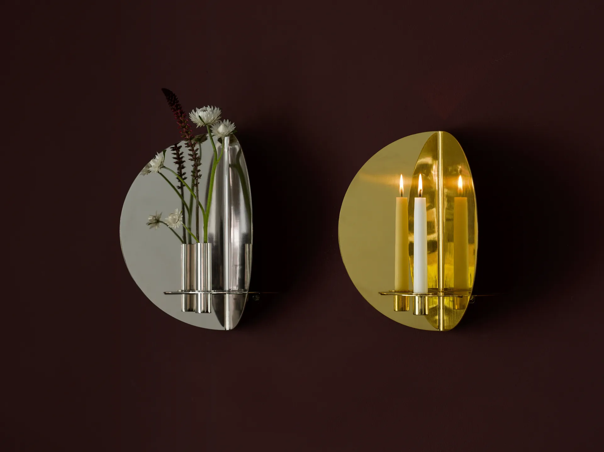 Twilight κερί τοίχου, ορείχαλκος KLONG