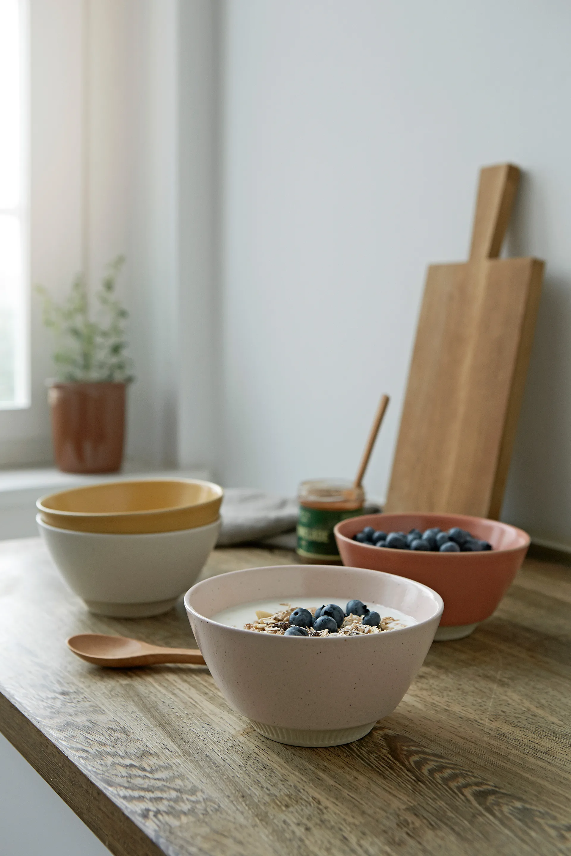 Colorit μπολ Ø14 cm, Ροζ Knabstrup Keramik