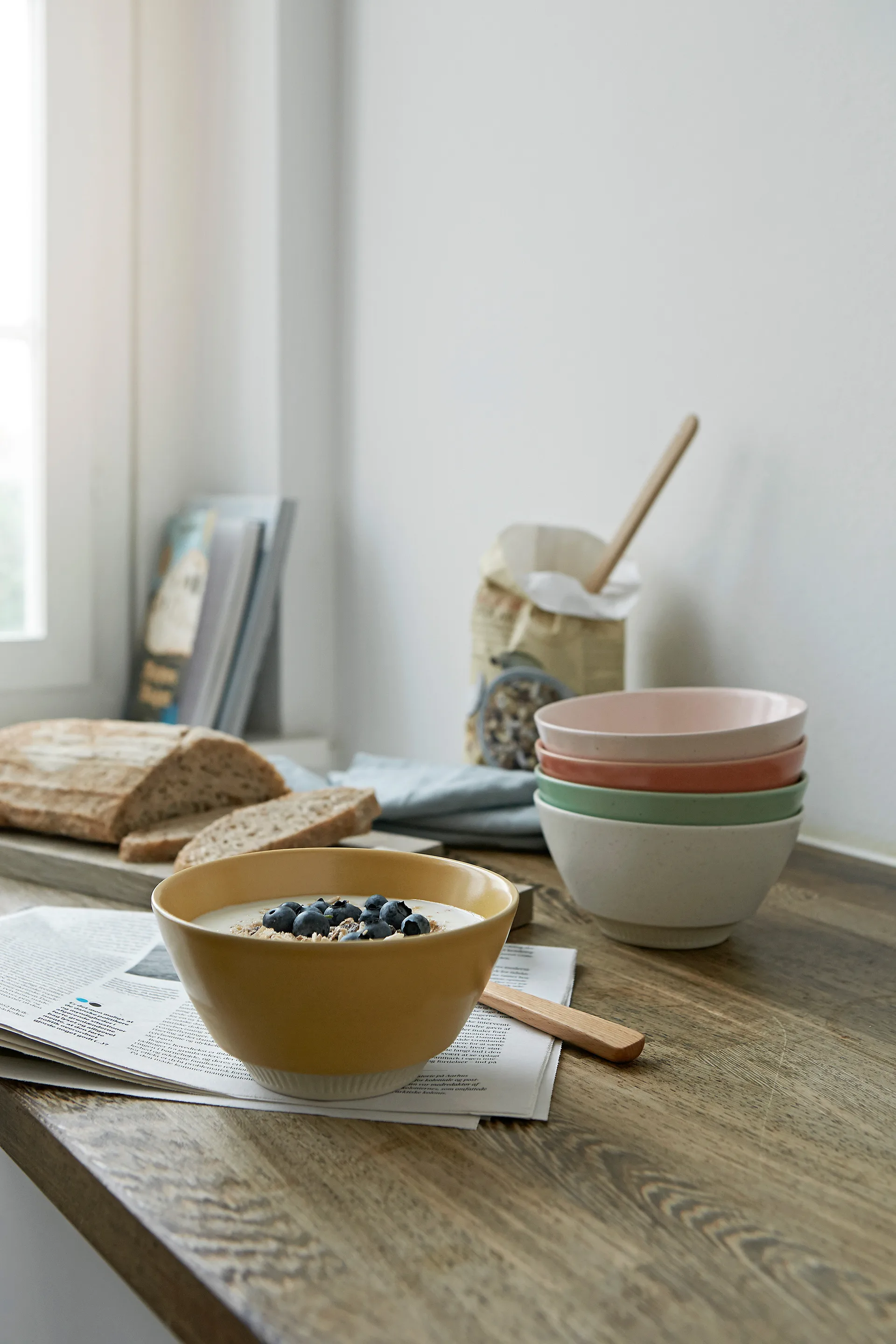 Colorit μπολ Ø14 cm, Ροζ Knabstrup Keramik