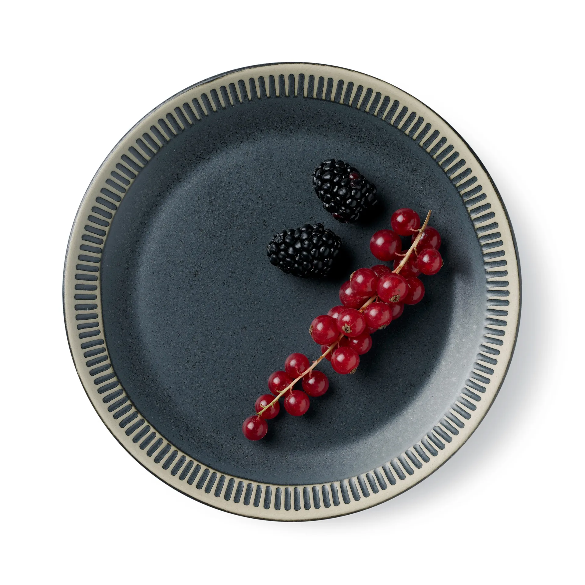 Colorit πιάτο Ø19 cm, Σκούρο γκρι Knabstrup Keramik