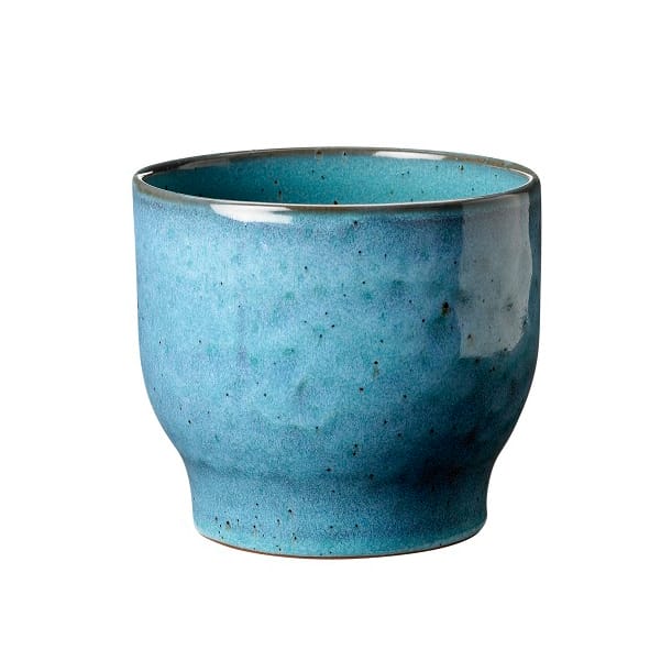 Knabstrup γλάστρα εξωτερικού χώρου Ø12,5 cm - σκονισμένο μπλε - Knabstrup Keramik