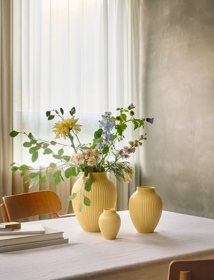 Knabstrup βάζο 12,5 εκ., Yellow Knabstrup Keramik