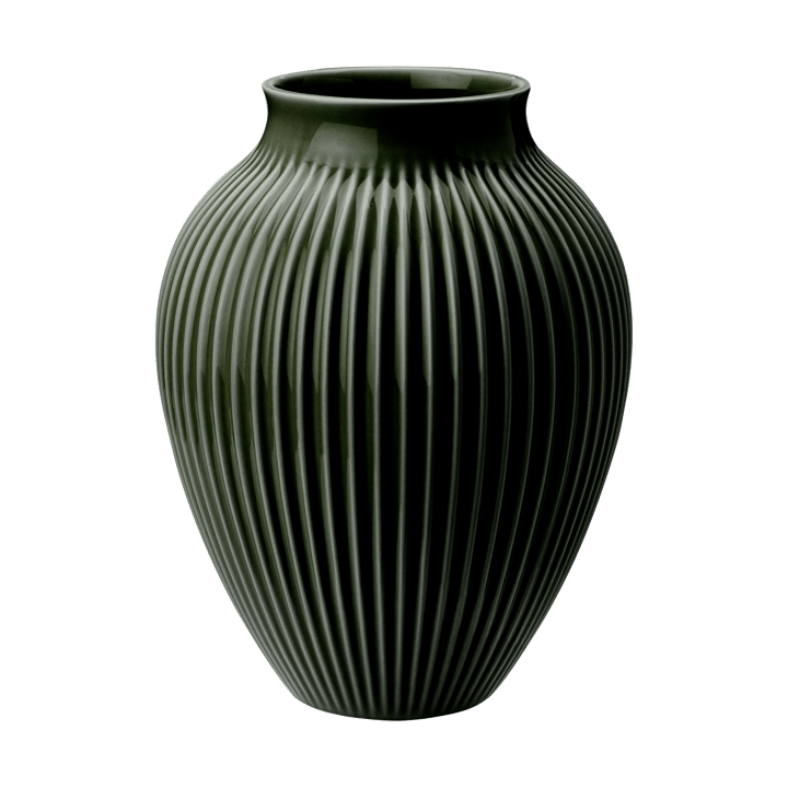 Knabstrup βάζο 20 cm - Dark green - Knabstrup Keramik