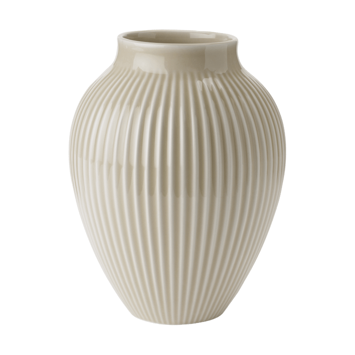 Knabstrup βάζο 20 cm - Ripple sand - Knabstrup Keramik