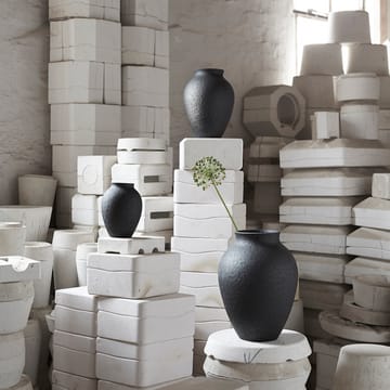 Knabstrup βάζο 20 cm - Μαύρο - Knabstrup Keramik