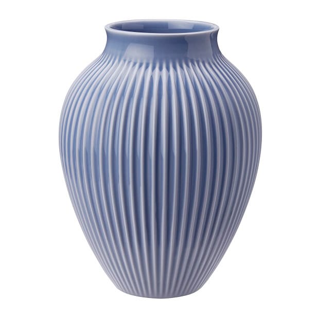 Knabstrup βάζο 20 cm - μπλε λεβάντας - Knabstrup Keramik