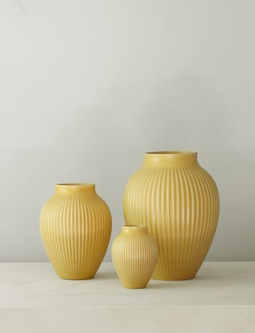 Knabstrup βάζο 20 εκ. - Yellow - Knabstrup Keramik