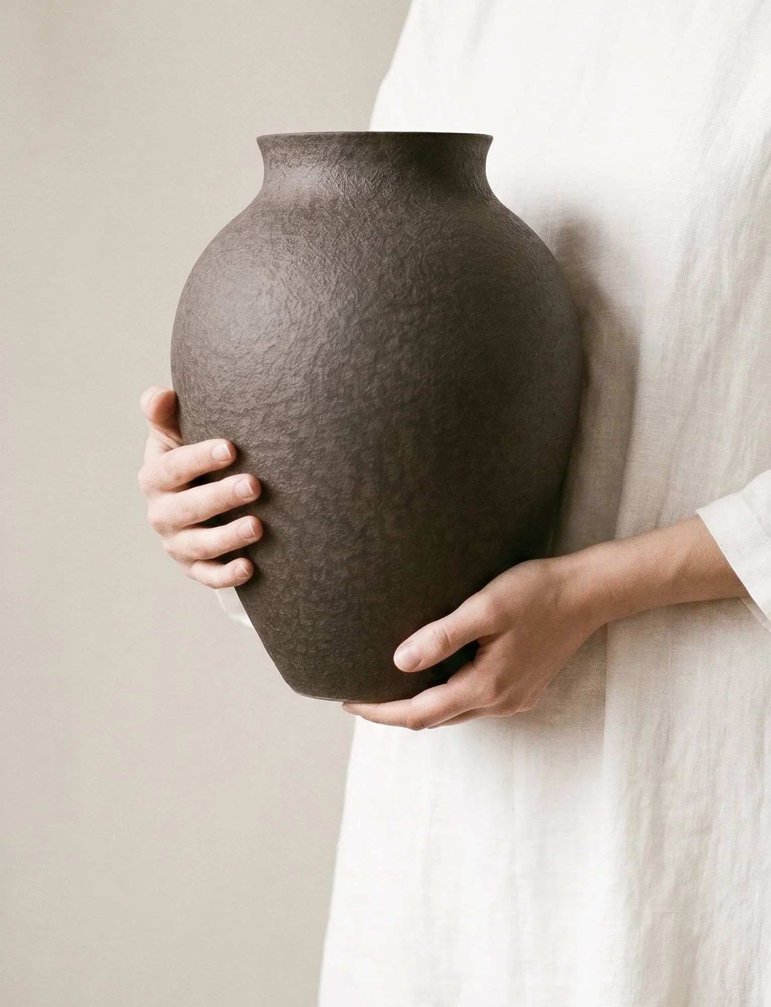 Knabstrup βάζο 27 cm, Bark Knabstrup Keramik