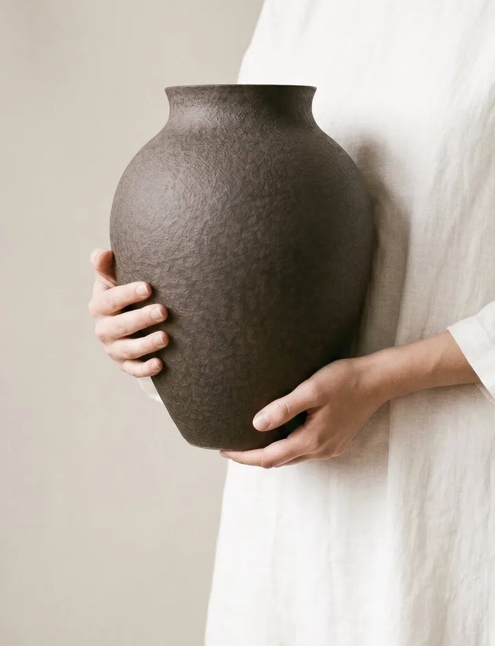 Knabstrup βάζο 27 cm - Bark - Knabstrup Keramik