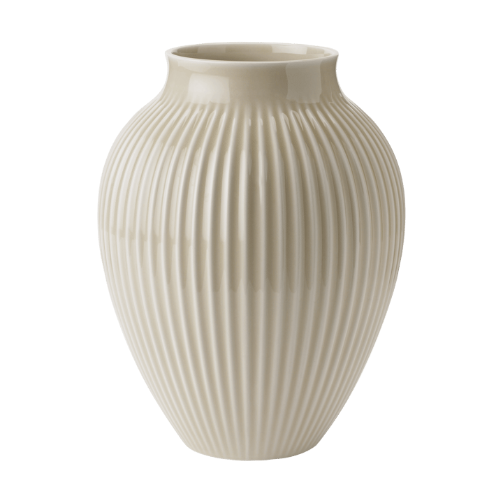 Knabstrup βάζο 27 cm - Ripple sand - Knabstrup Keramik