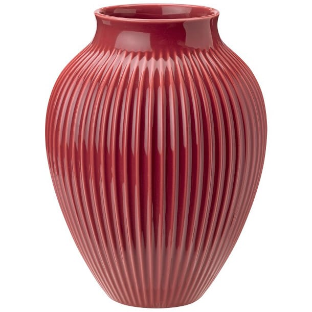 Knabstrup βάζο 27 cm - μπορντό - Knabstrup Keramik