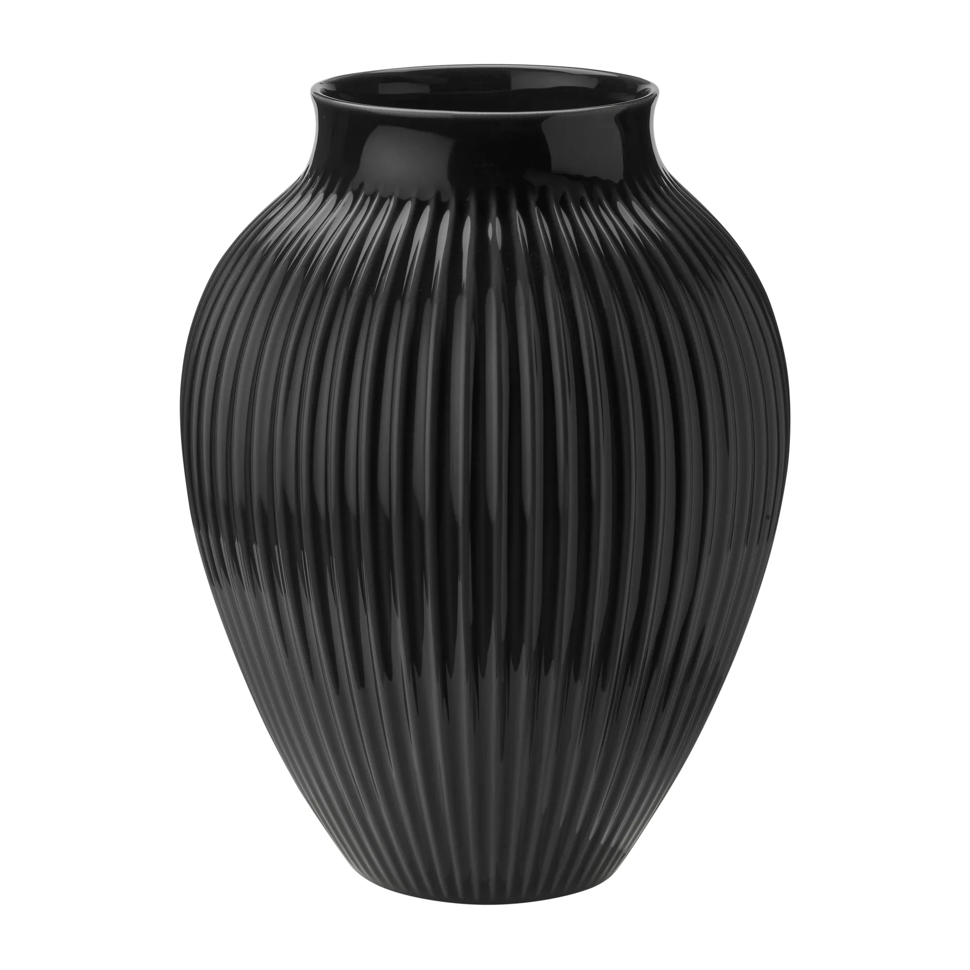 Knabstrup βάζο 35 cm, Μαύρο Knabstrup Keramik