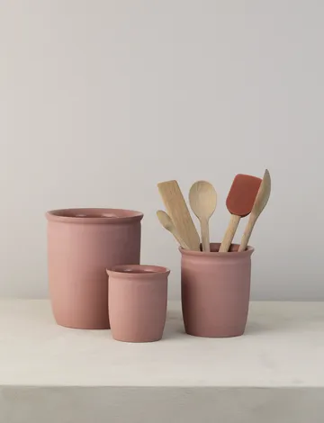 Knabstrup βάζο για μαρμελάδα - Dark rose, 0,5 L - Knabstrup Keramik