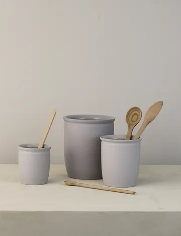 Knabstrup βάζο για μαρμελάδα - Grey, 0,5 L - Knabstrup Keramik