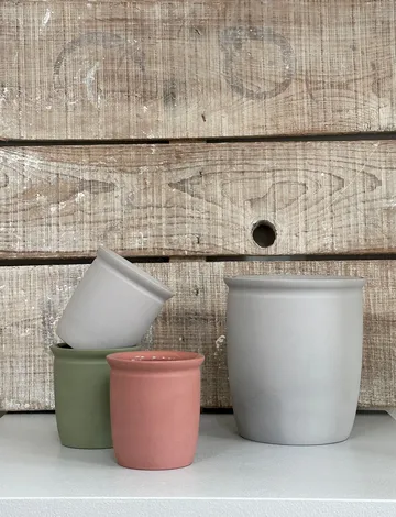 Knabstrup βάζο για μαρμελάδα - Grey, 2 L - Knabstrup Keramik