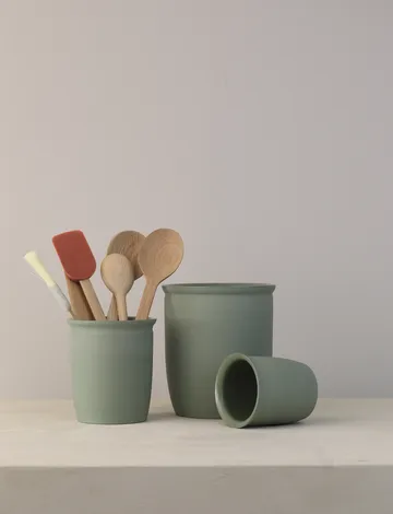 Knabstrup βάζο για μαρμελάδα - Olive, 1 L - Knabstrup Keramik