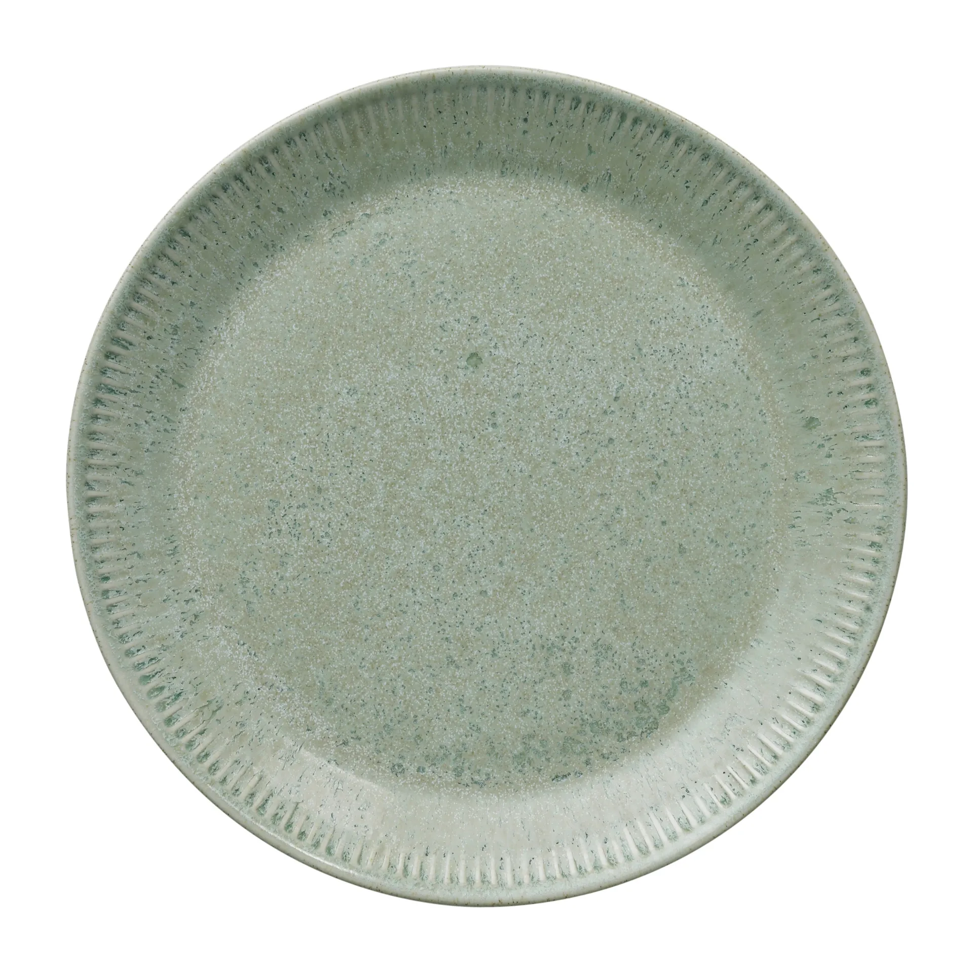 Knabstrup πιάτο olive green, 22 cm Knabstrup Keramik