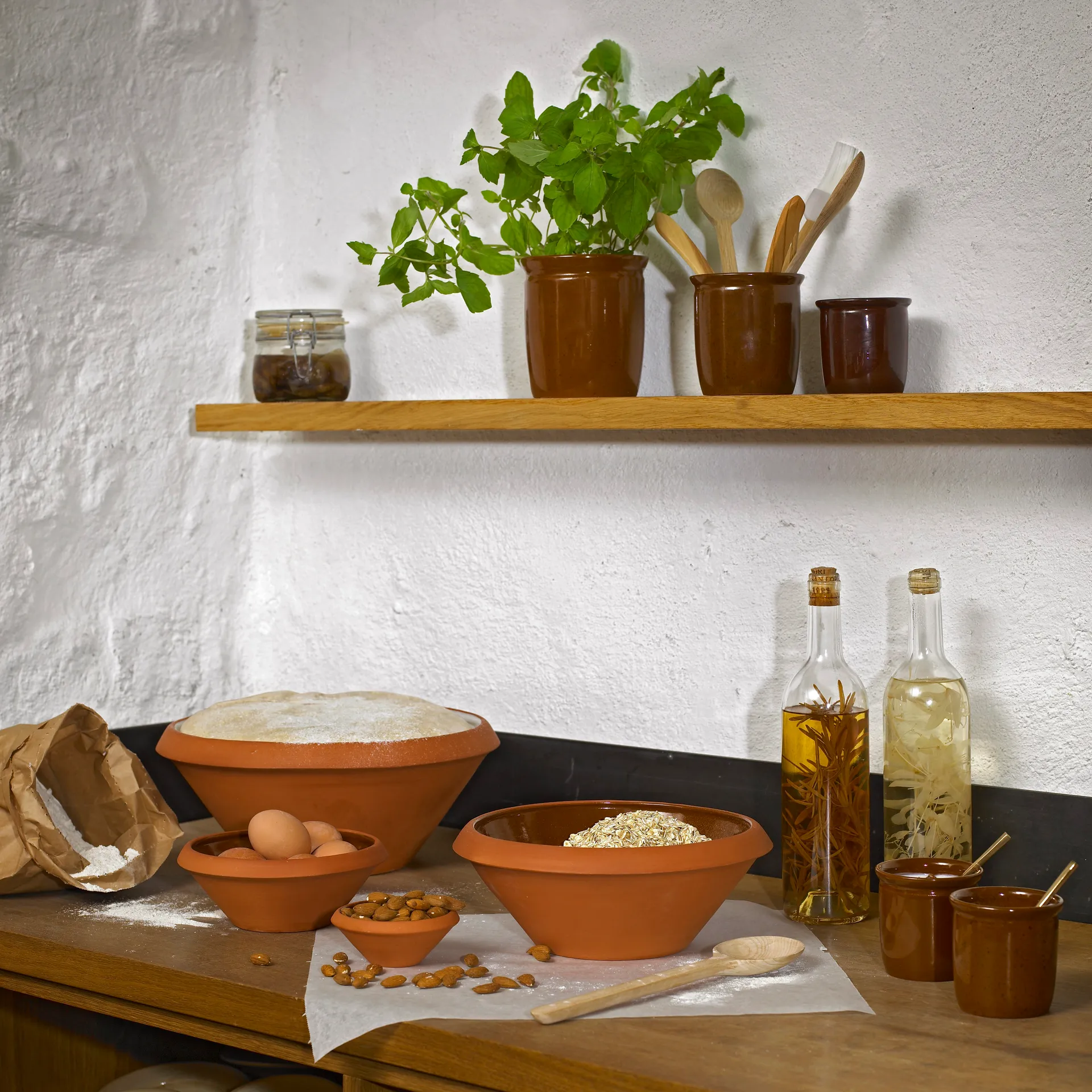 Pickle βάζο 1 l, καφέ Knabstrup Keramik