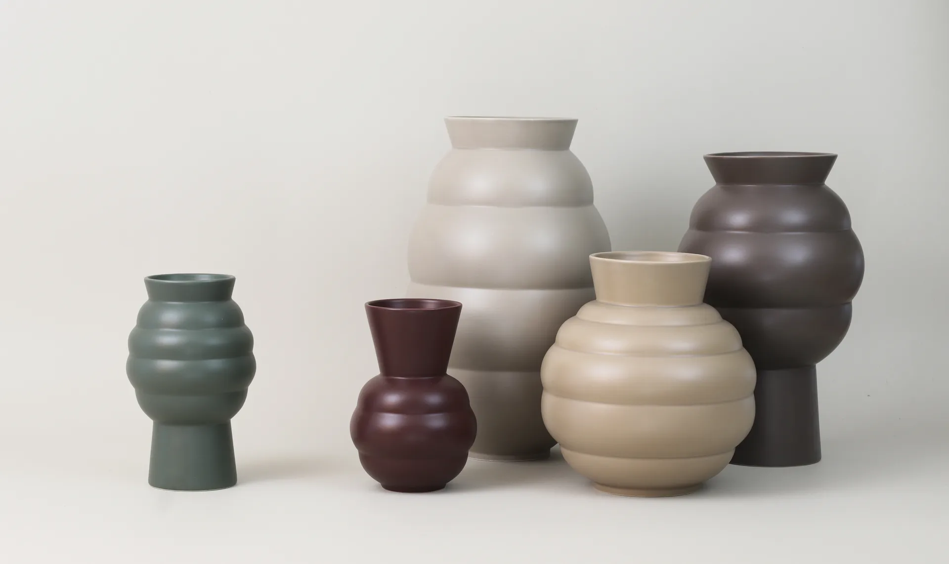 Tortus Archie βάζο No4 37 εκ., Dark grey Knabstrup Keramik