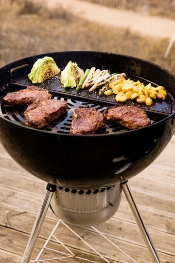 Kockums τηγανιστική επιφάνεια - Μαύρο, ημικυκλικό, 55 εκ. - Kockums Jernverk