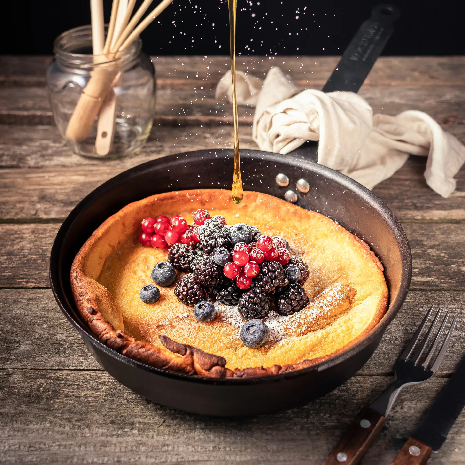 Kockums τηγάνι carbon steel, 24 cm Kockums Jernverk