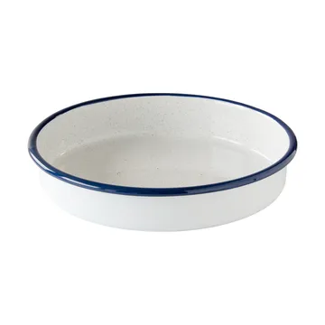 Kockums ταψί φούρνου - Kockums white-μπλε, στρογγυλό, Ø28 cm - Kockums Jernverk