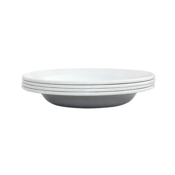 Kockums Paket βαθύ πιάτο Ø 22 cm συσκευασία με 4 τεμ. - γκρι του σεφ - Kockums Jernverk