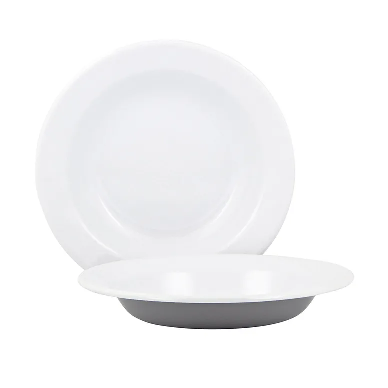 Kockums Paket βαθύ πιάτο Ø 22 cm συσκευασία με 4 τεμ., γκρι του σεφ Kockums Jernverk