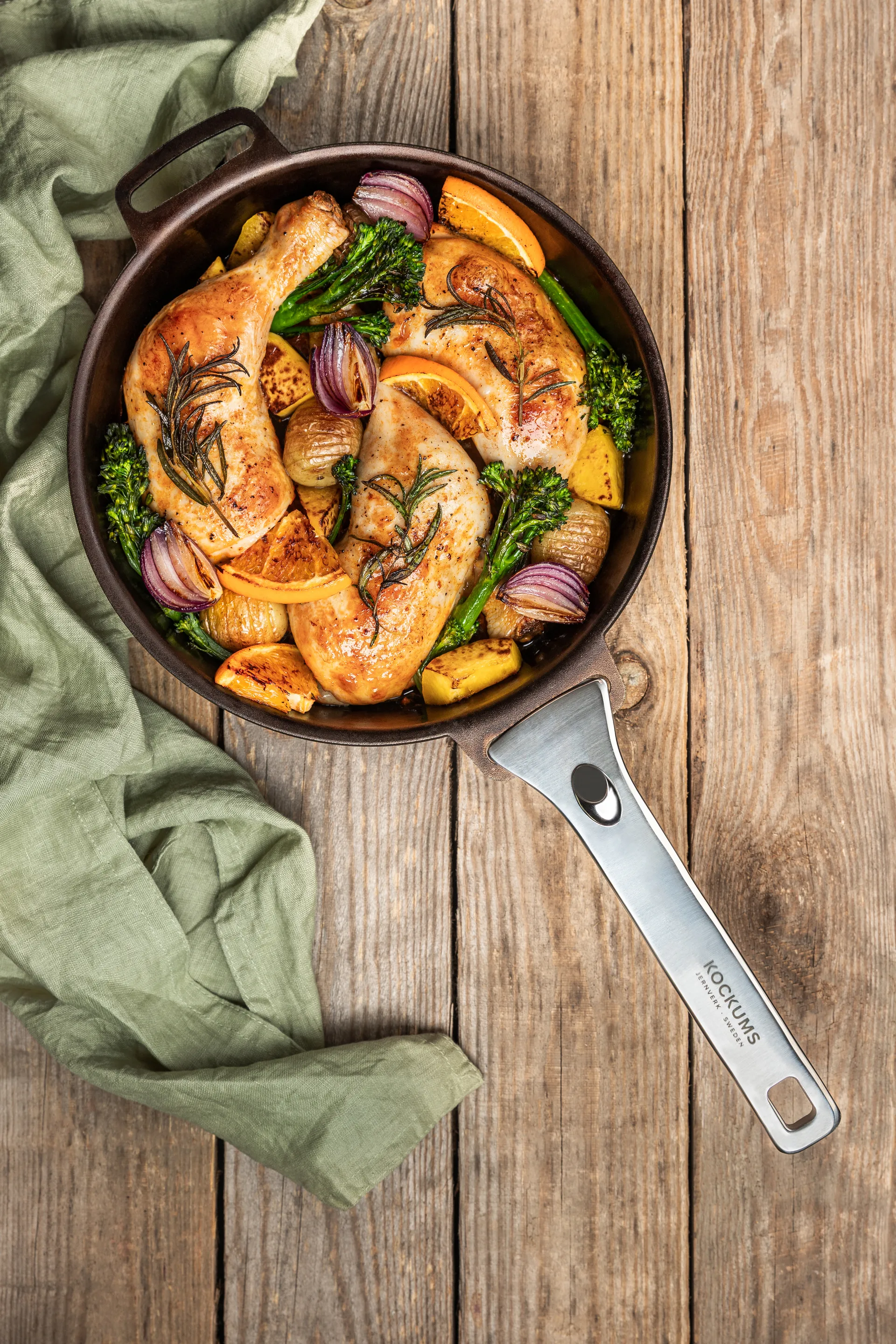 Λαβή για τηγάνι/ταρτιέρα, Ανοξείδωτο ατσάλι Kockums Jernverk