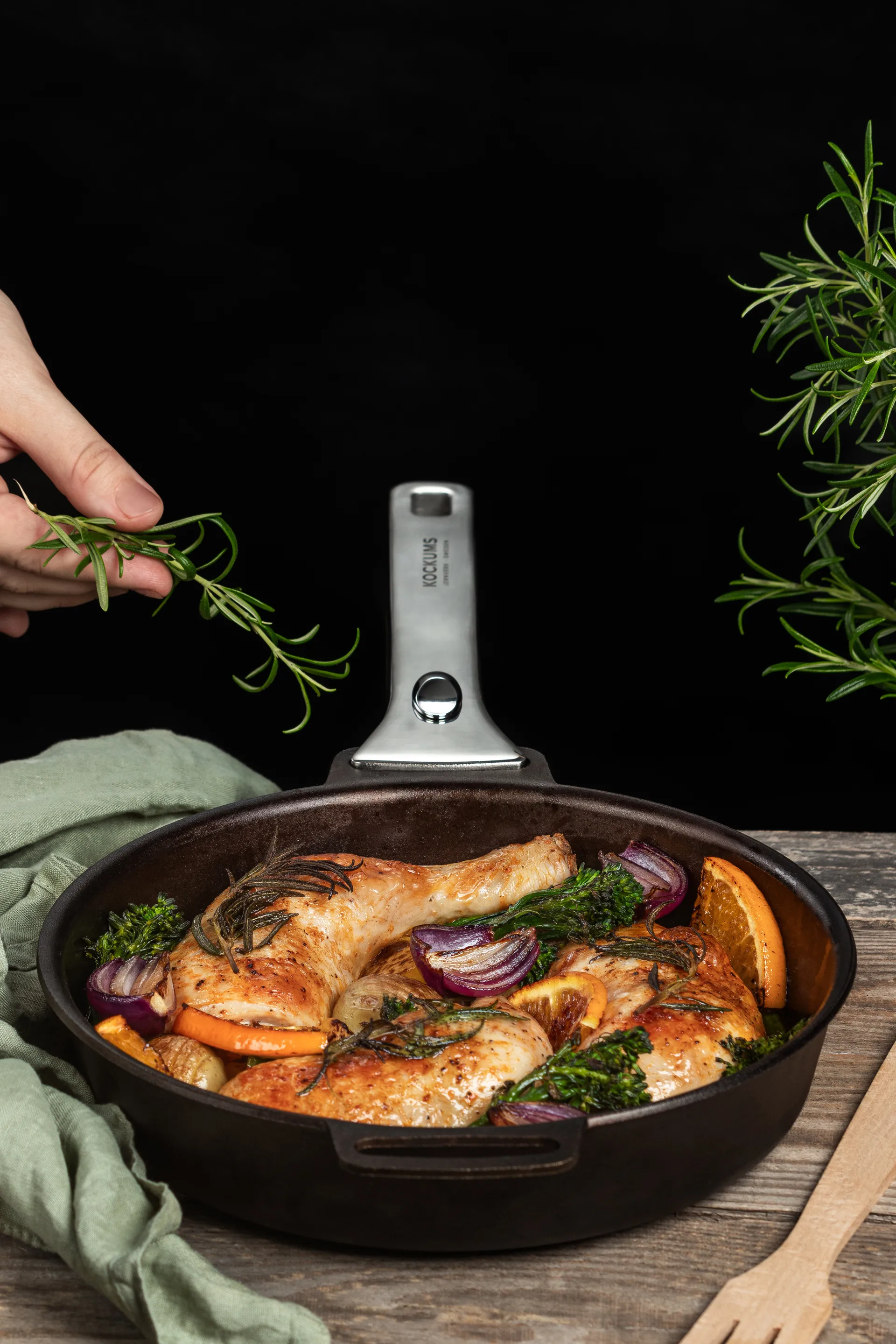 Λαβή για τηγάνι/ταρτιέρα, Ανοξείδωτο ατσάλι Kockums Jernverk