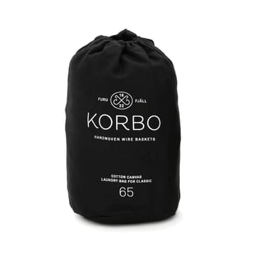 Korbo κάδος για άπλυτα ρούχα - μαύρο 65 l - KORBO