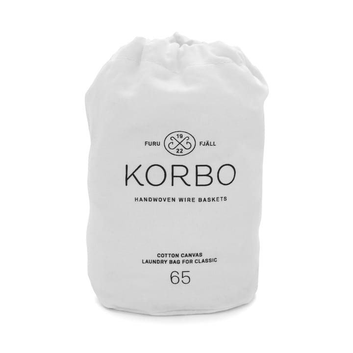 Korbo κάδος για άπλυτα ρούχα, λευκό 65 λίτρων KORBO
