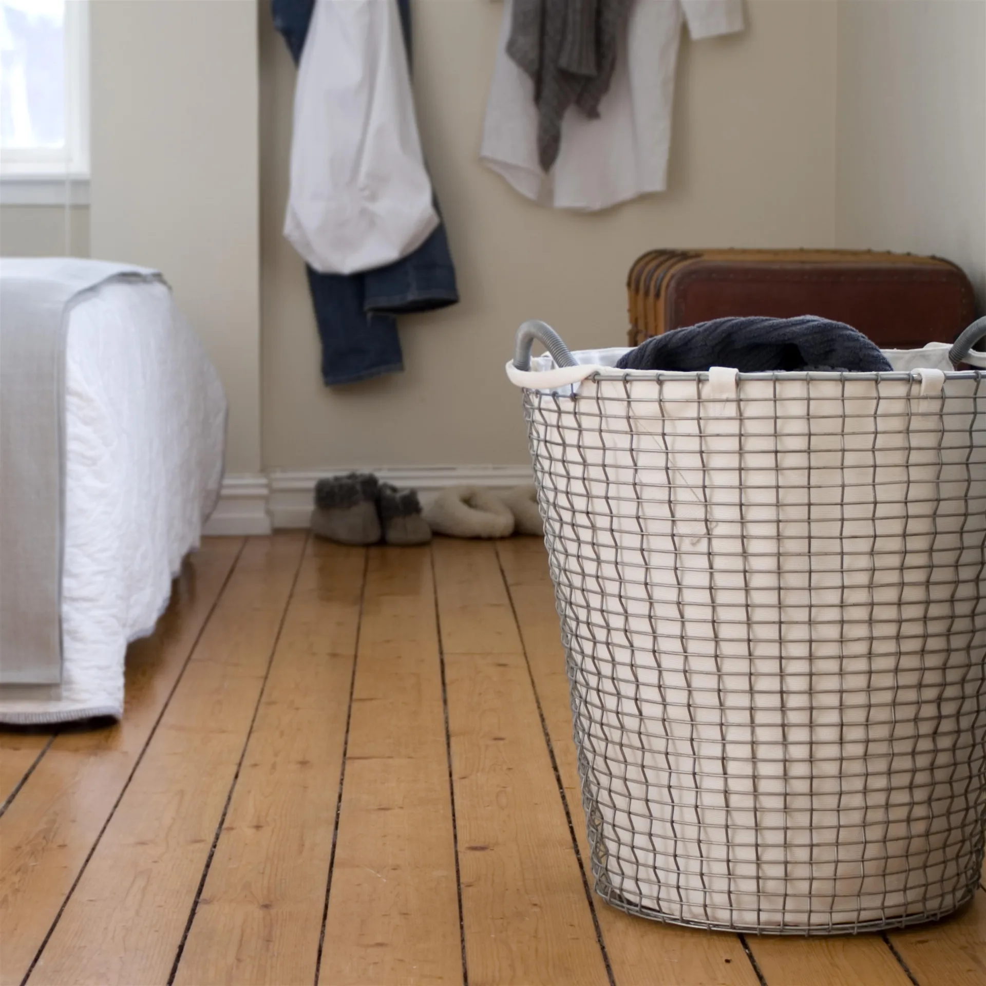 Korbo κάδος για άπλυτα ρούχα, λευκό 80 λίτρων KORBO