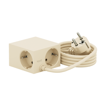 Cuboid πολύπριζο 2 μ - Pearled Ivory - Kord