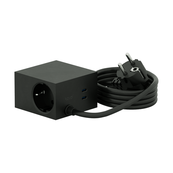 Cuboid+ πολύπριζο USB-C 30W 2 μ - Black - Kord