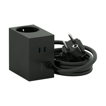 Cuboid+ πολύπριζο USB-C 30W 2 μ - Black - Kord