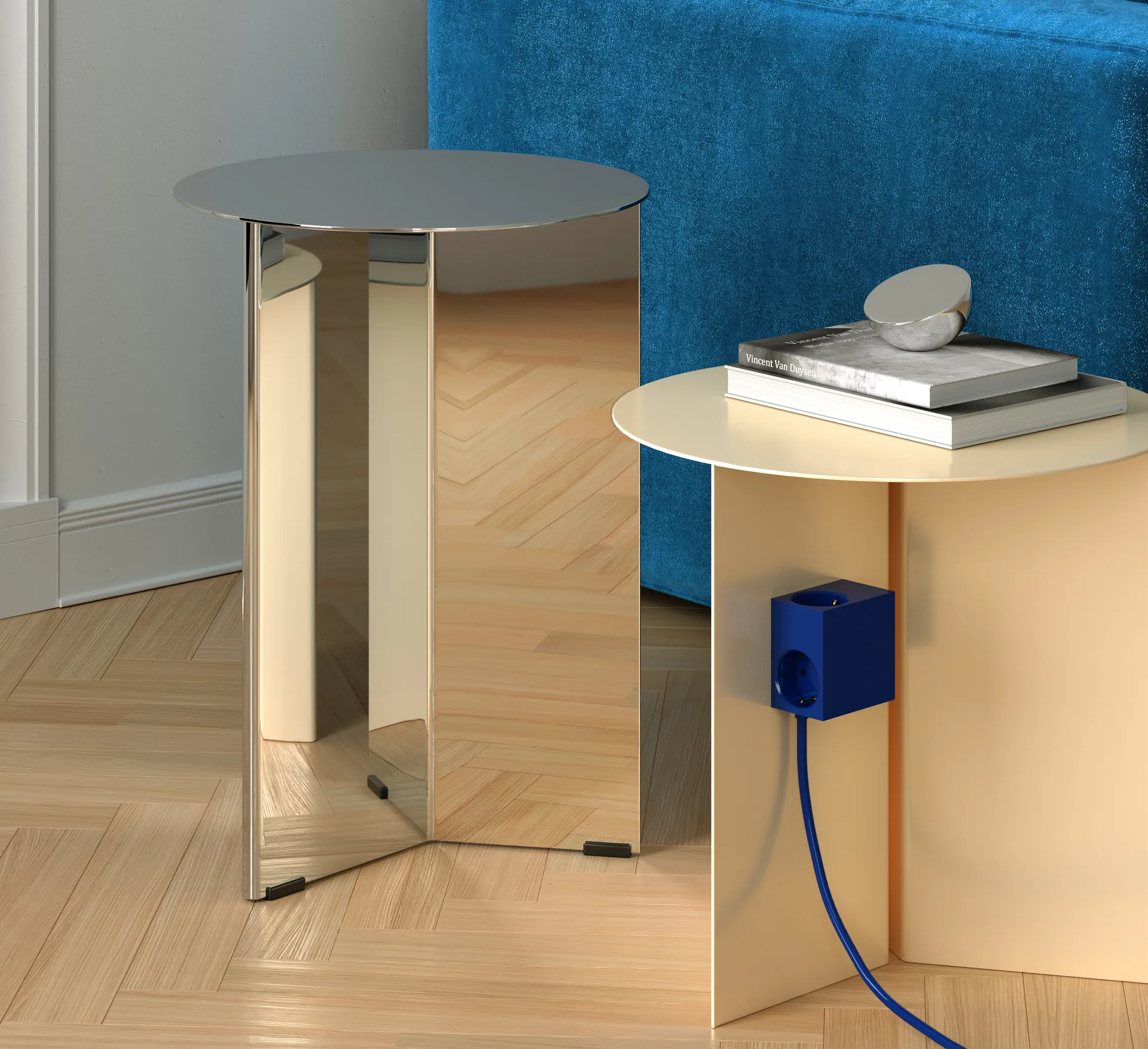 Cuboid+ πολύπριζο USB-C 30W 2 μ, Catalina Blue Kord