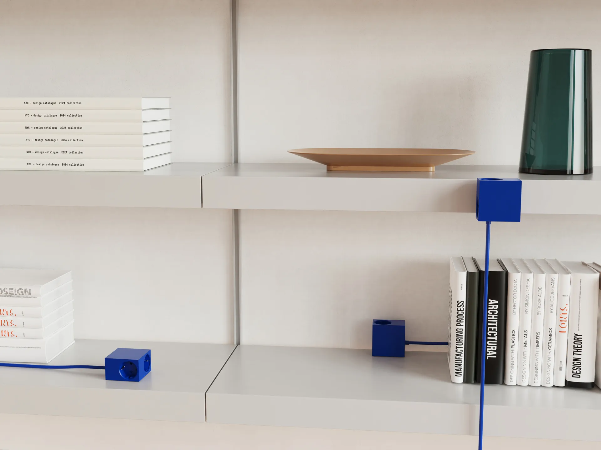 Cuboid+ πολύπριζο USB-C 30W 2 μ, Catalina Blue Kord