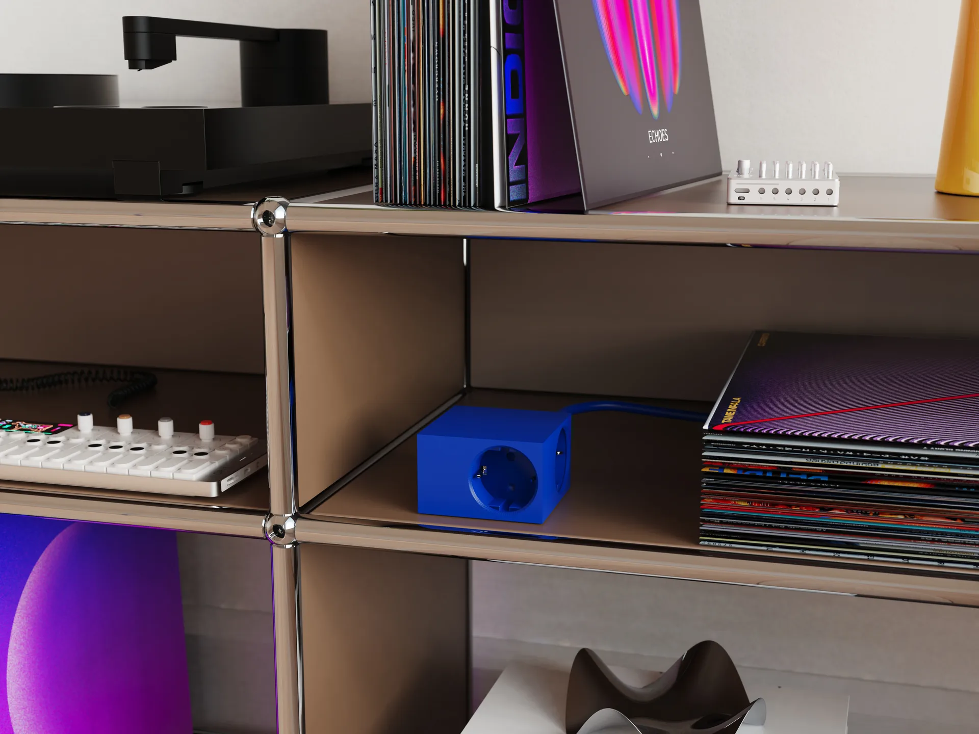 Cuboid+ πολύπριζο USB-C 30W 2 μ, Catalina Blue Kord