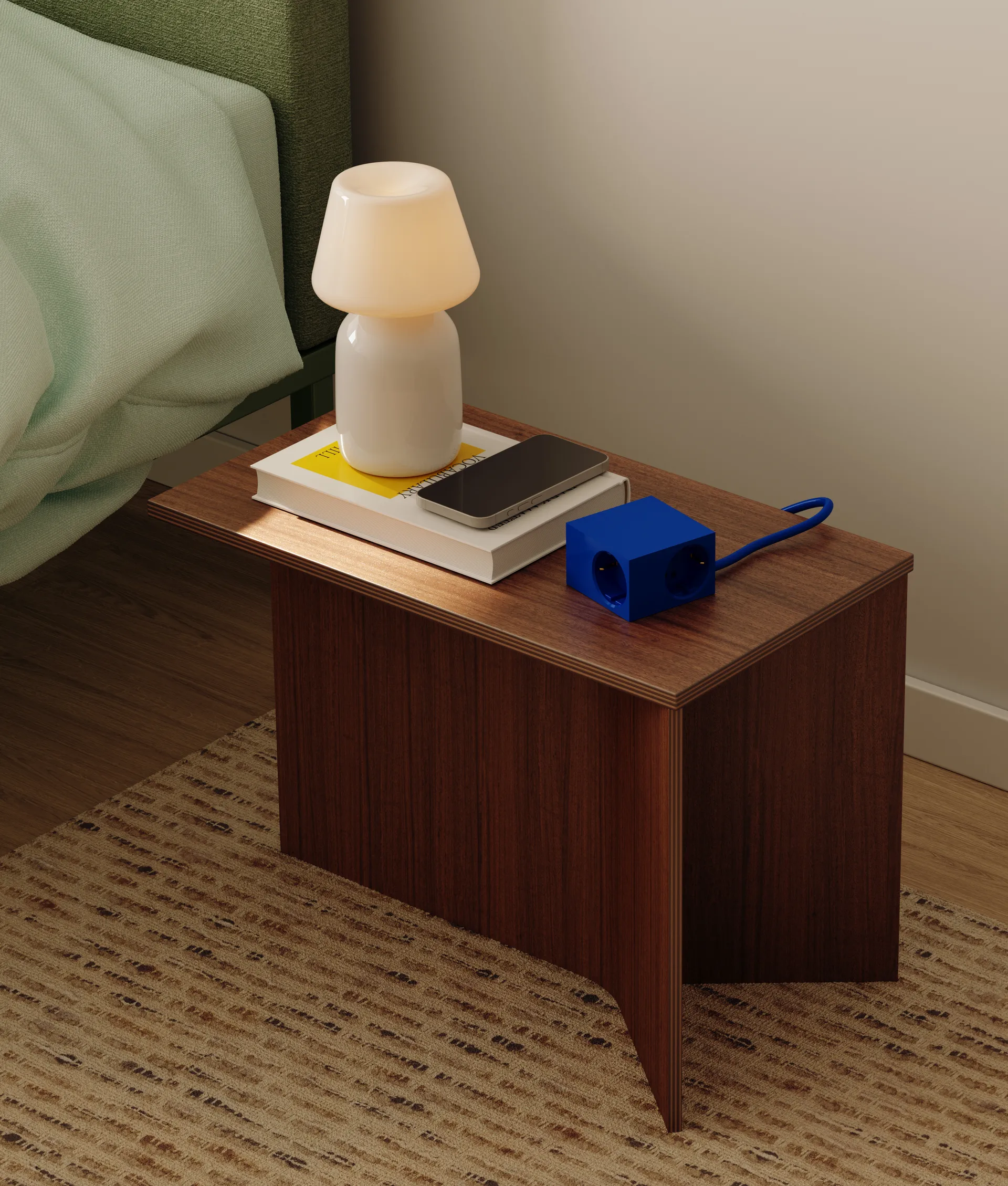 Cuboid+ πολύπριζο USB-C 30W 2 μ, Catalina Blue Kord