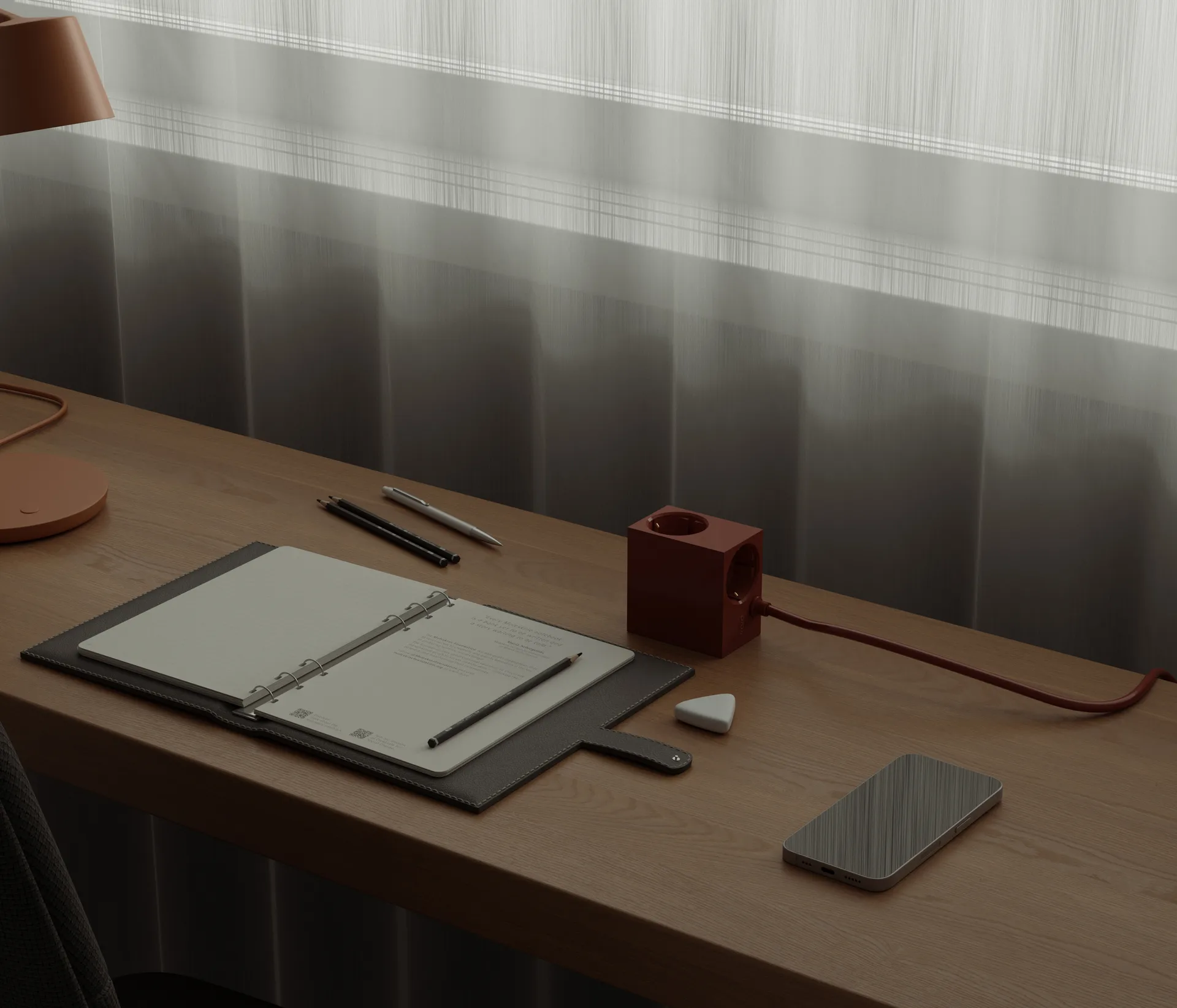 Cuboid+ πολύπριζο USB-C 30W 2 μ, Fired Brick Kord